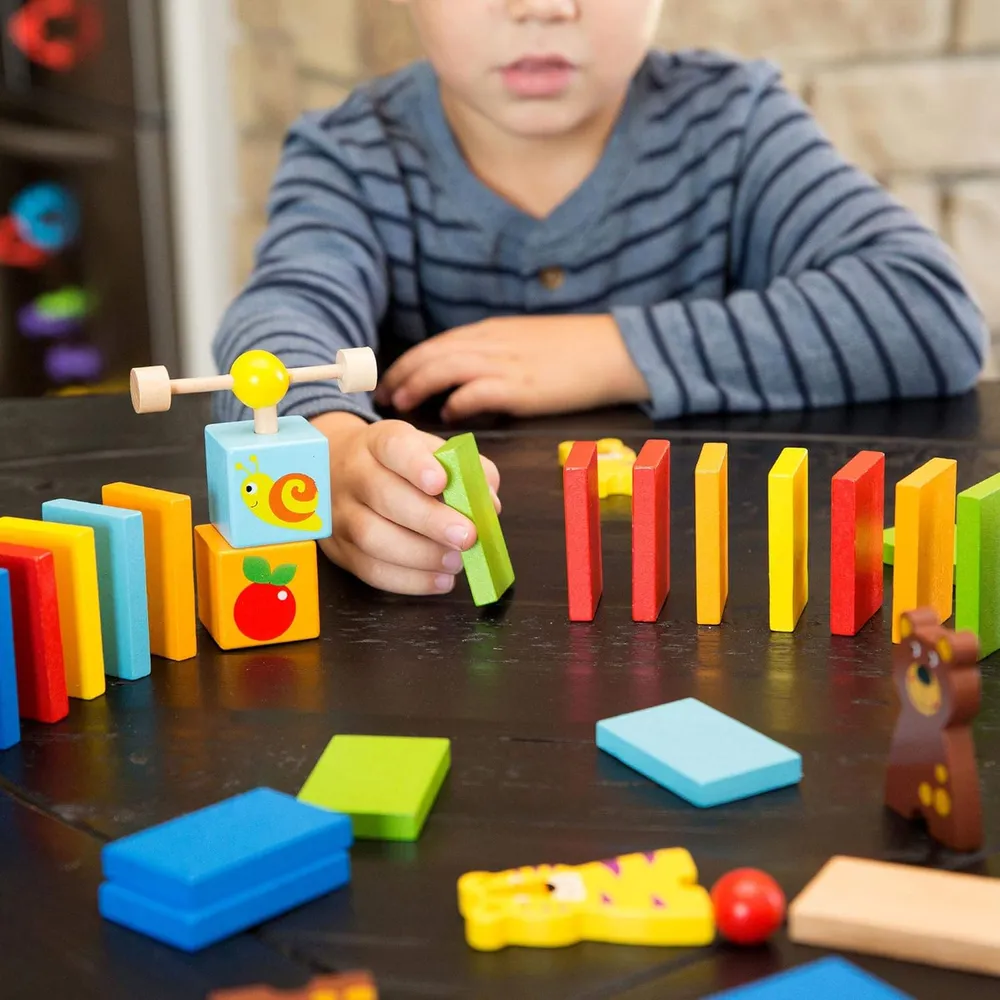 JUEGO BLOQUES DOMINÓ ZOO-OMINOES FAT BRAIN