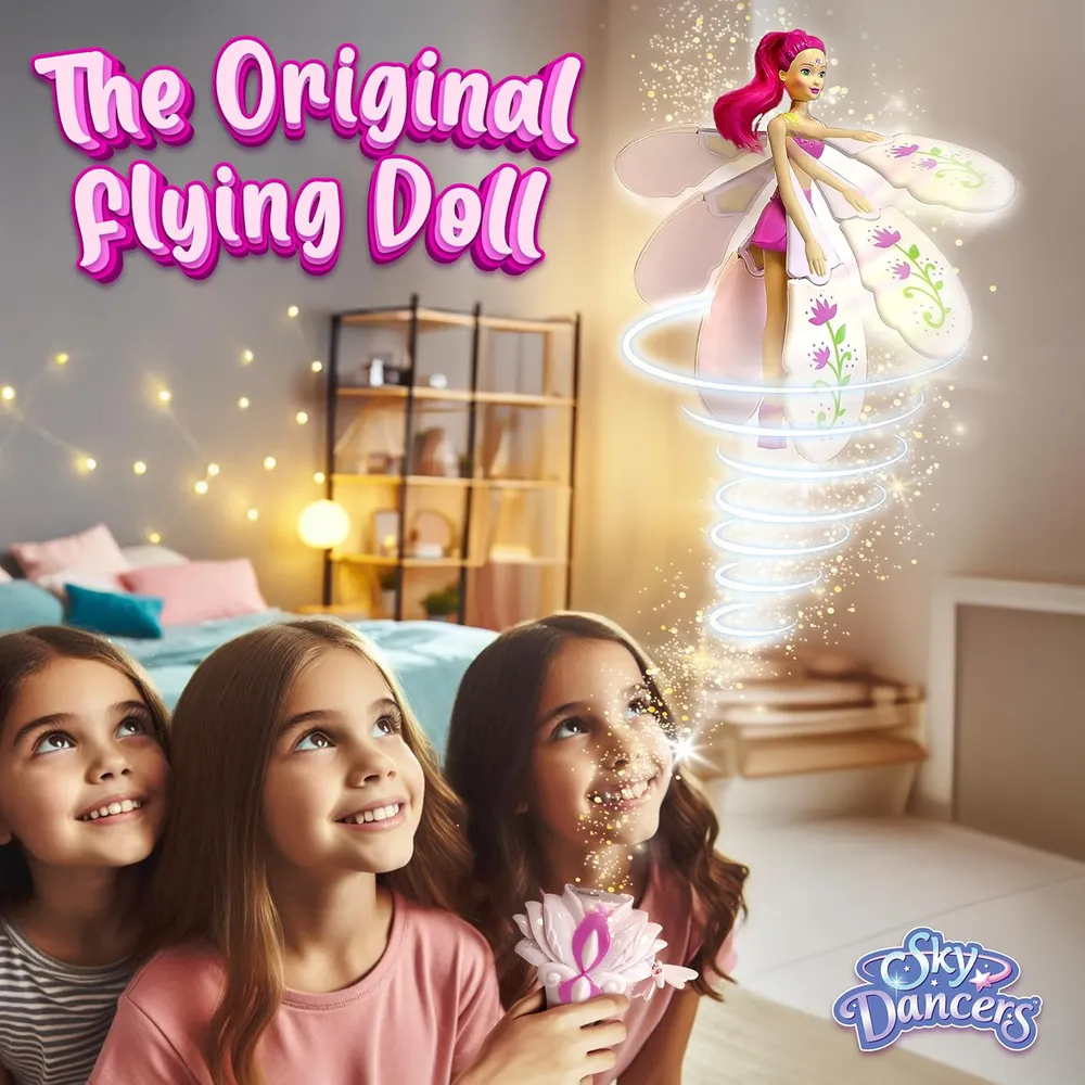 b07f5rqz6p_1_webp.webp SKY DANCERS muñeca voladora 11"/28 cm con accesorios