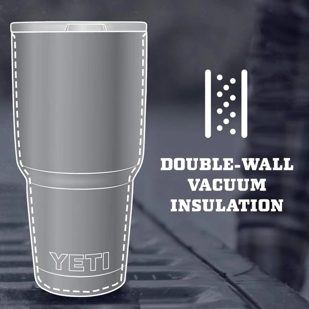 YETI Rambler Vaso de 30 oz de acero inoxidable y tapa MagSlider color azul marino