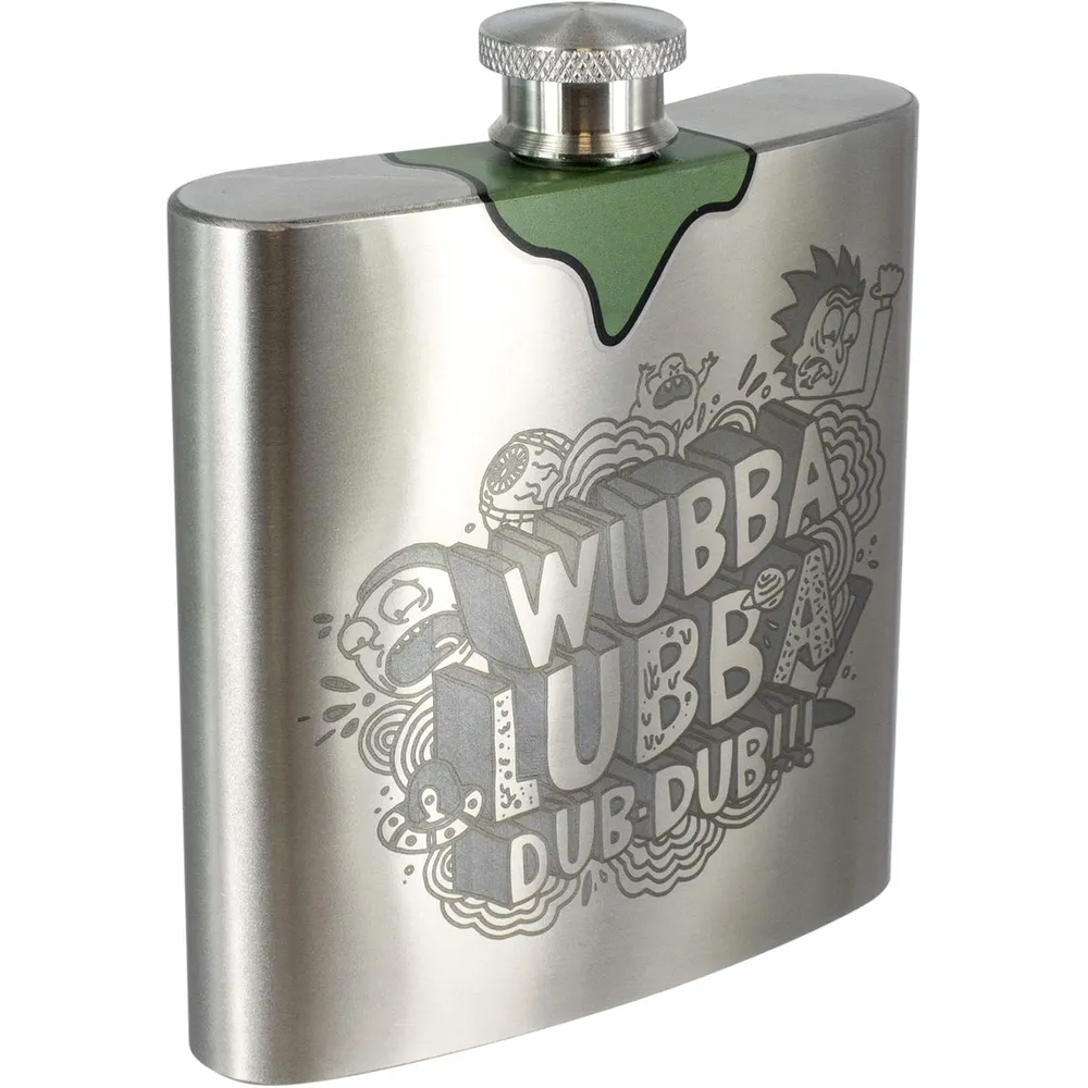 Paladone Rick and Morty Wubba Lubba Dub, frasco de cadera 170 ml