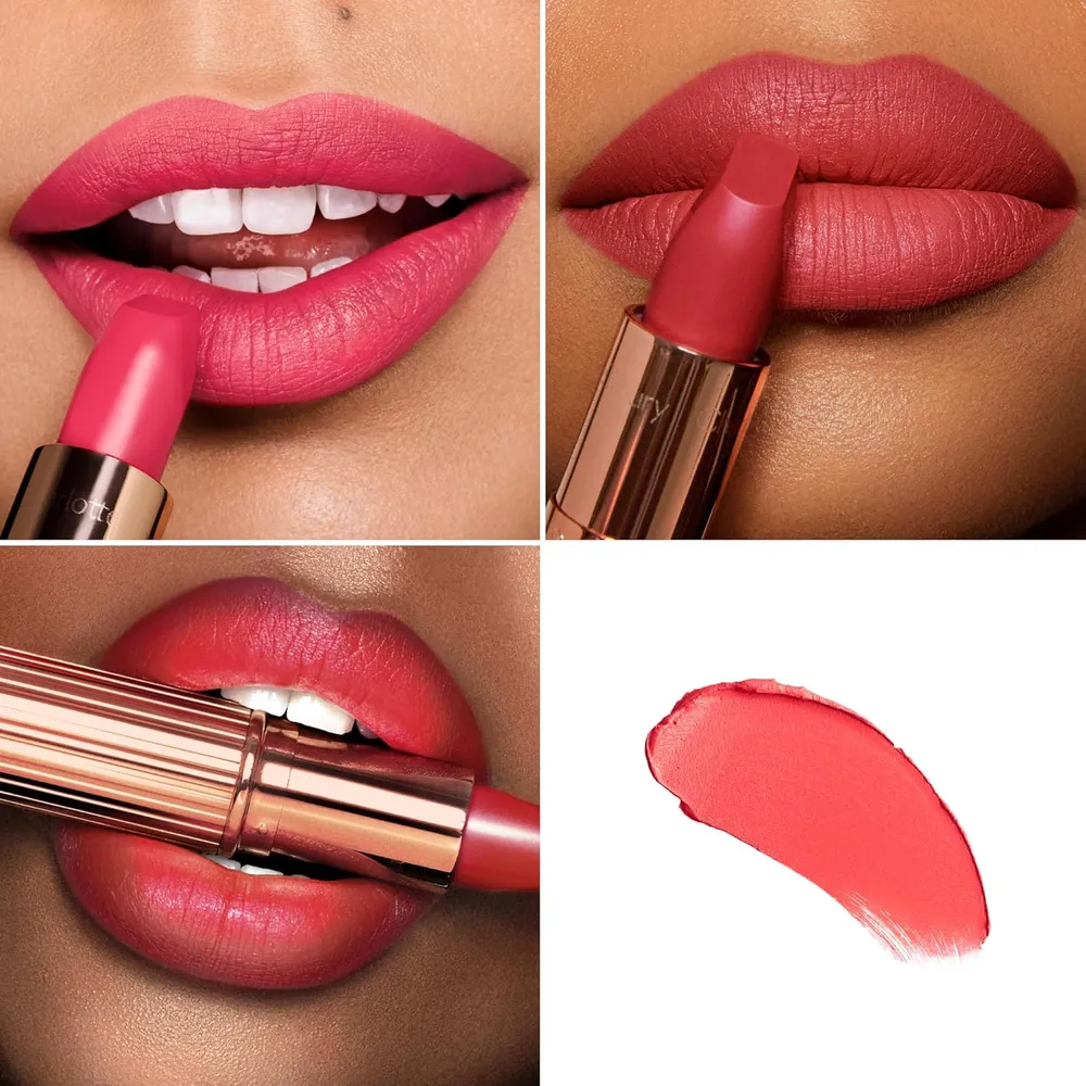 Charlotte Tilbury Revolution Lápiz labial mate | Cereza perdida - rosa fucsia