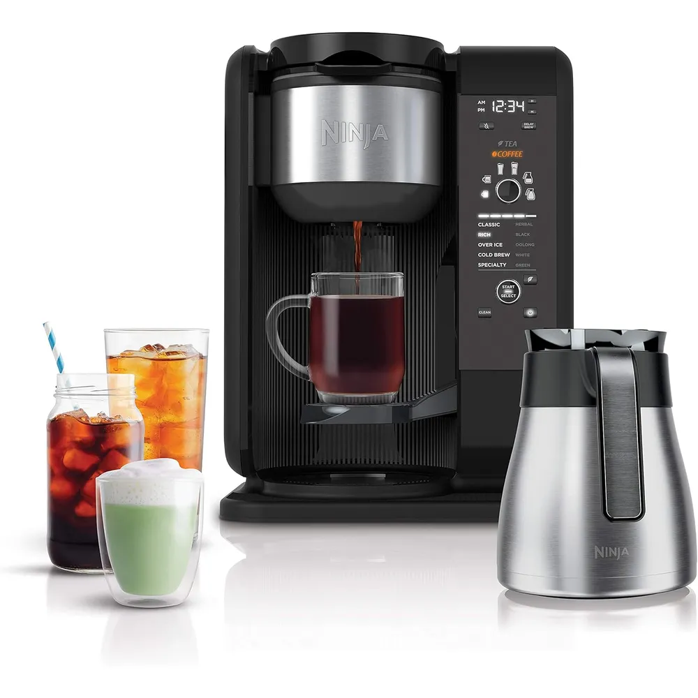 NINJA CAFETERA PLEGABLE SPECIALTY 10 TAZAS / 1.5 L CON JARRA DE VIDRIO | NEGRO