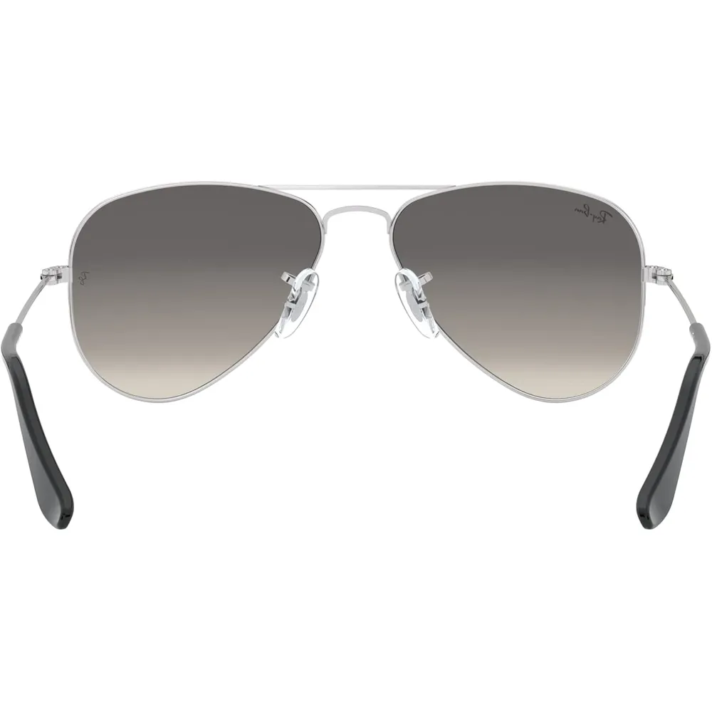 b07g17lbbm_3_webp.webp Ray-Ban Junior RJ9506S Gafas de sol para niños | Black on Silver / Light Grey Dark Grey