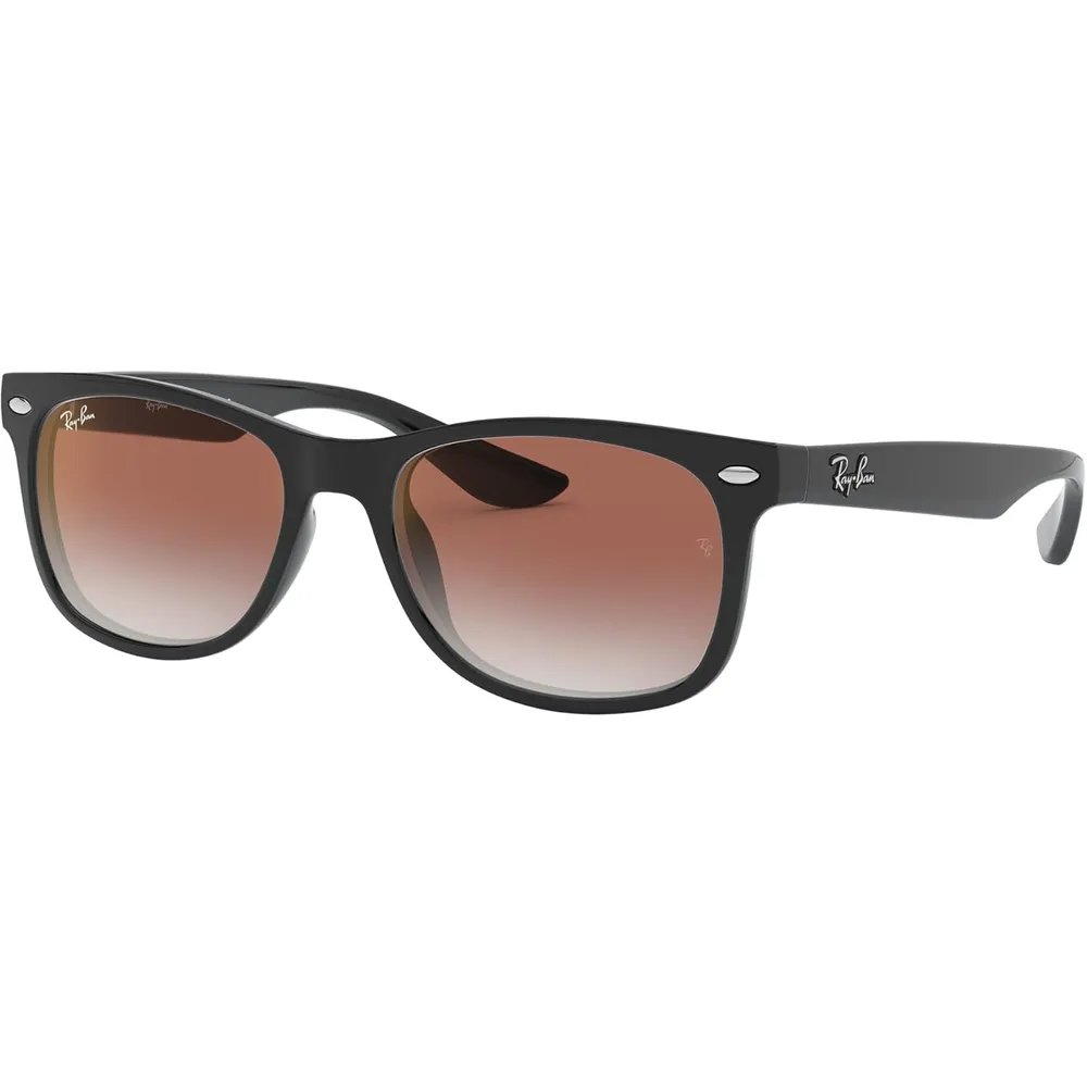 Ray-Ban Junior RJ9052S Gafas de sol para niños | Black / Clear Red Mirror II