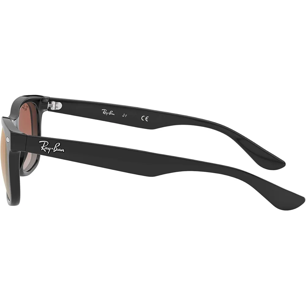 Ray-Ban Junior RJ9052S Gafas de sol para niños | Black / Clear Red Mirror II