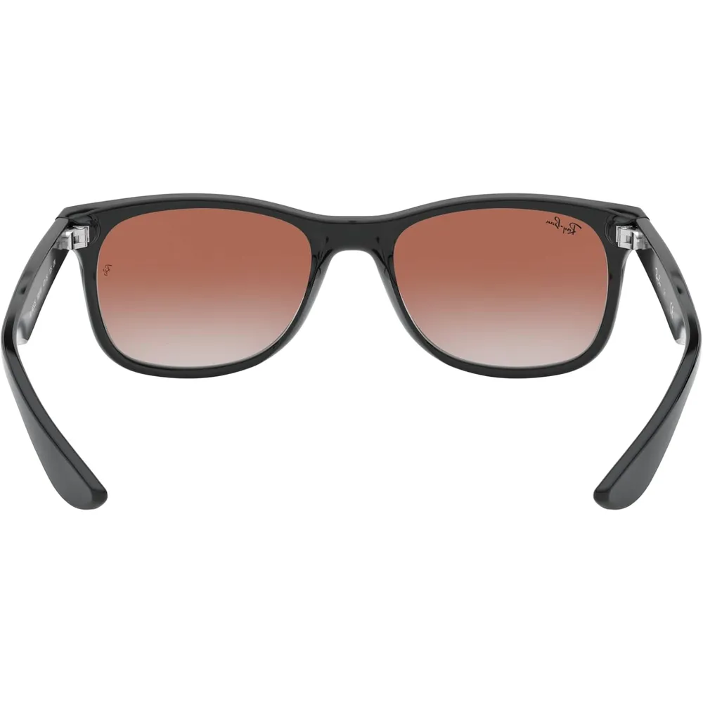 Ray-Ban Junior RJ9052S Gafas de sol para niños | Black / Clear Red Mirror II