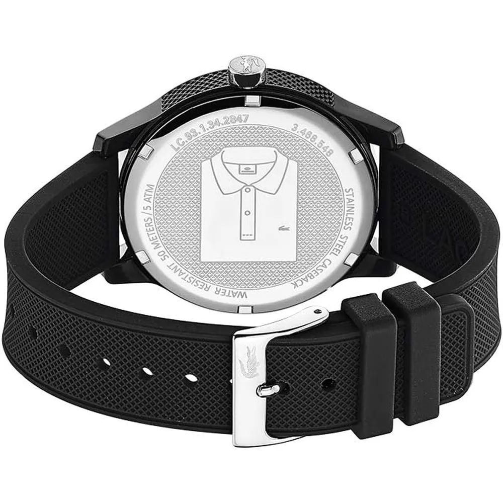 RELOJ LACOSTE 12.12 CUARZO HOMBRE - Negro Brillante