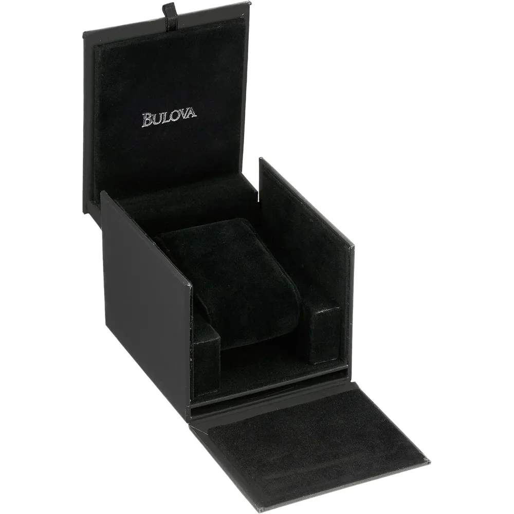 Bulova reloj Icon hombre cronógrafo cuarzo alta precisión diamantes | Plateado