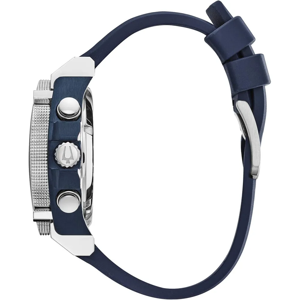 b07g62tdms_1_webp.webp Bulova reloj cronógrafo Icon hombre cuarzo alta precisión cristal curvado | Azul