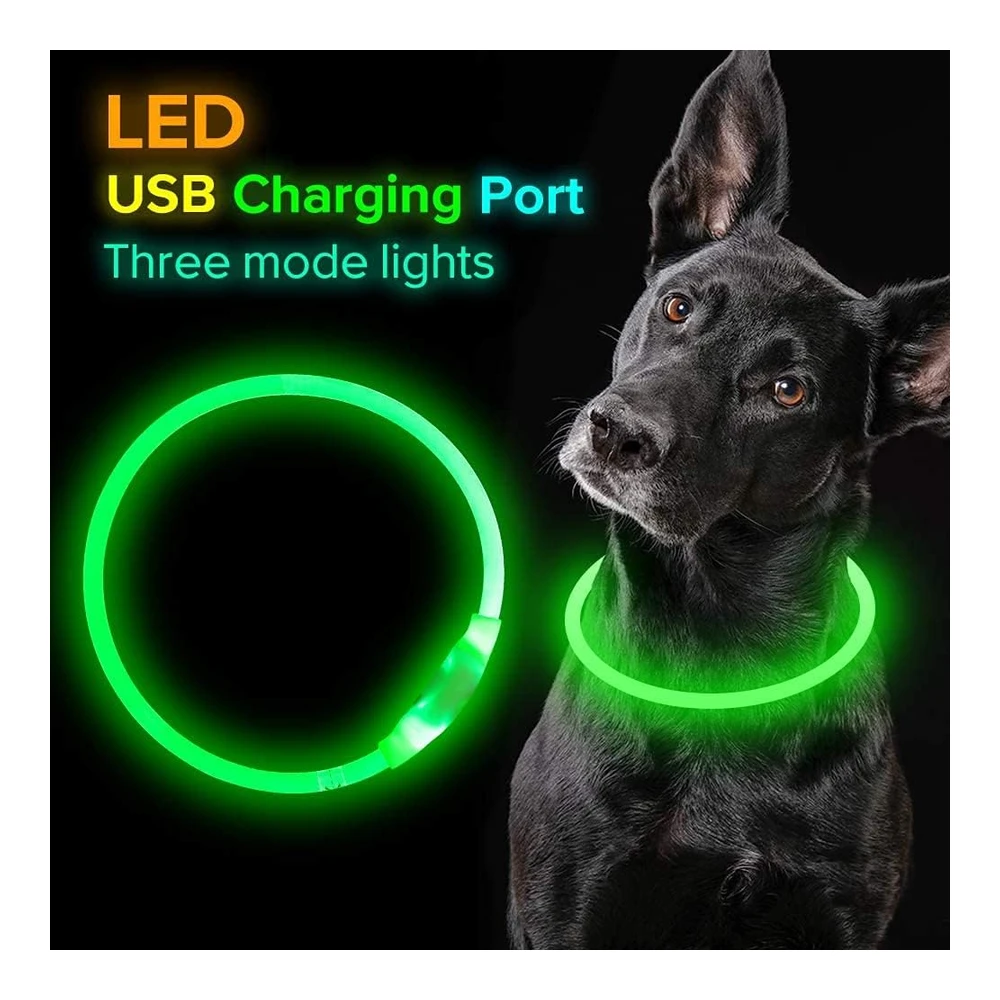 b07g994pss_4.webp Bseen - Collar para Perro con Luz Led Recargable Por USB - Collar de Seguridad para Mascotas que Hace que Tus Queridos Perros Sean Vistos Por La Noche para Perros Pequeños - Medianos y Grandes