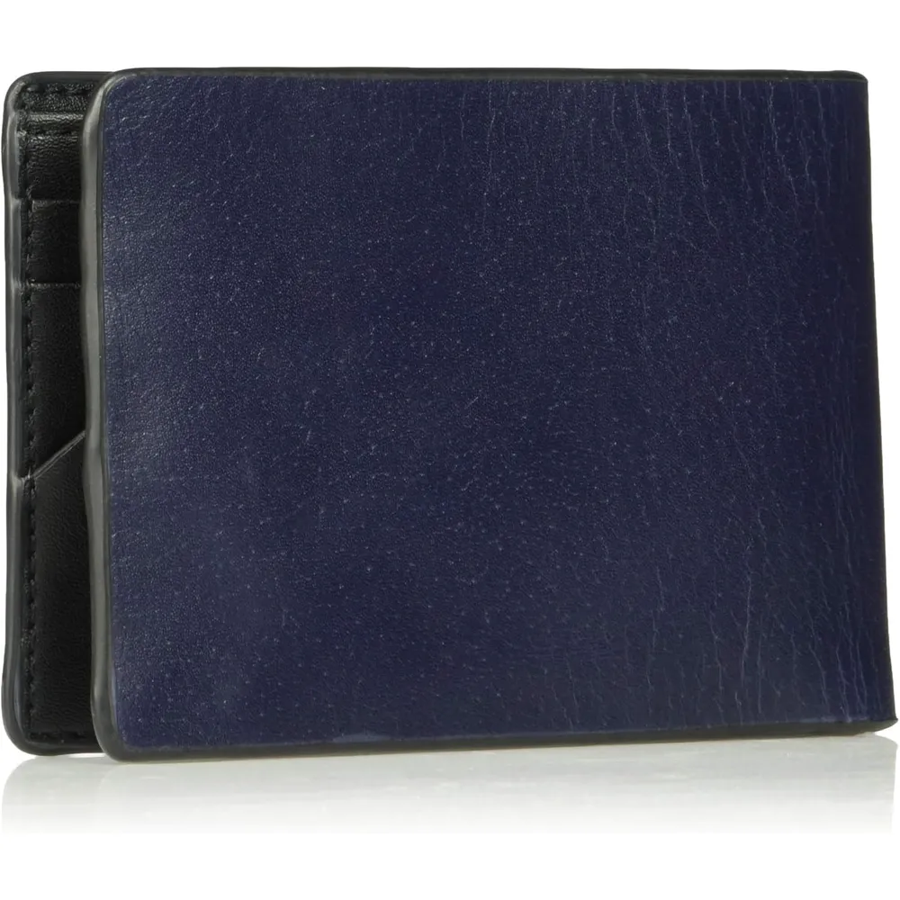 BILLETERA CALVIN KLEIN SLIMFOLD NAVY OSCURO HOMBRE
