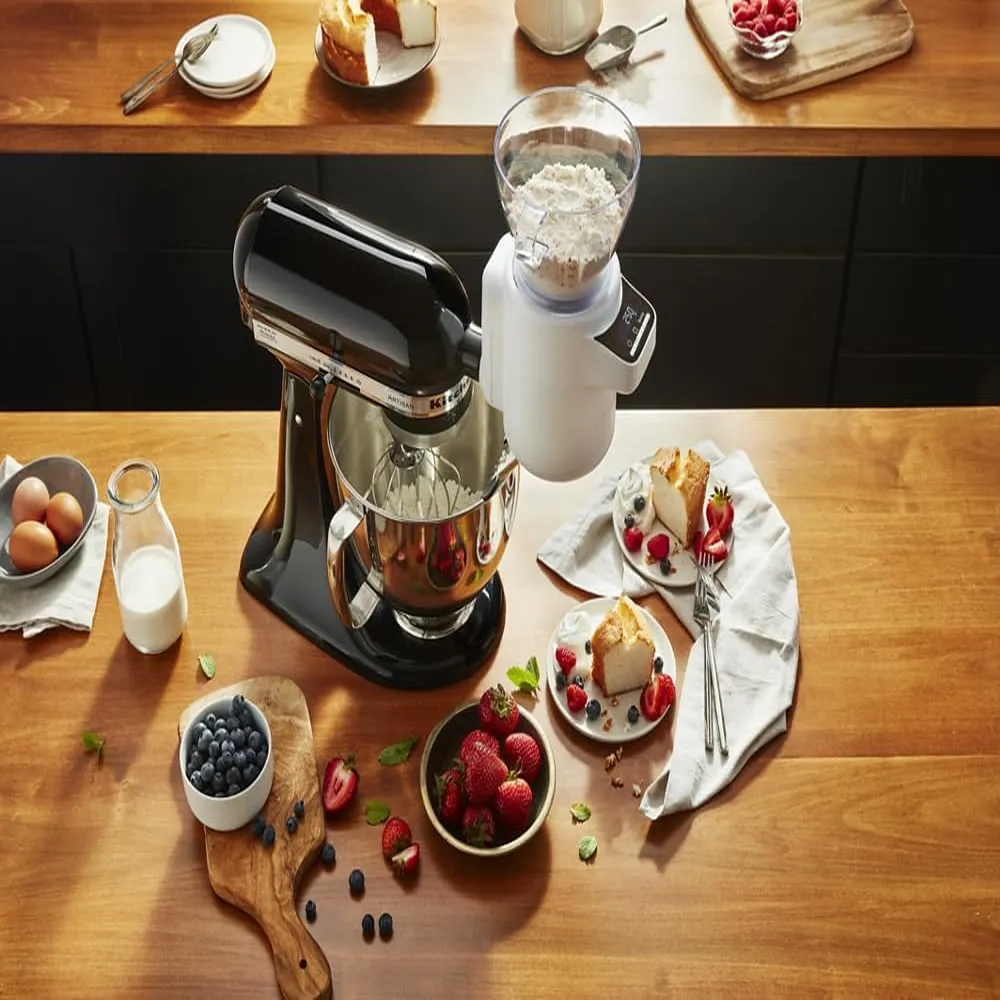 KITCHENAID KSMSFTA, TAMIZ CON ACCESORIO DE BÁSCULA PARA BATIDORAS DE PIE