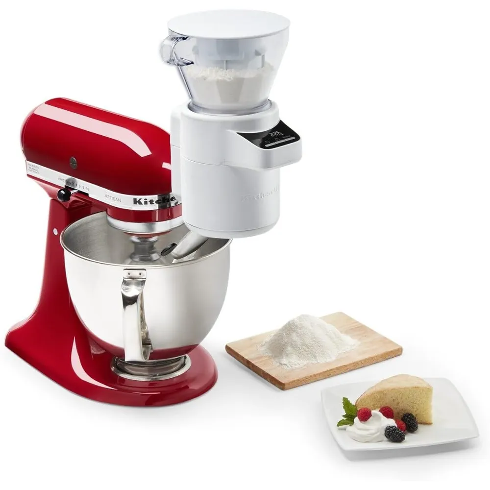 KITCHENAID KSMSFTA, TAMIZ CON ACCESORIO DE BÁSCULA PARA BATIDORAS DE PIE