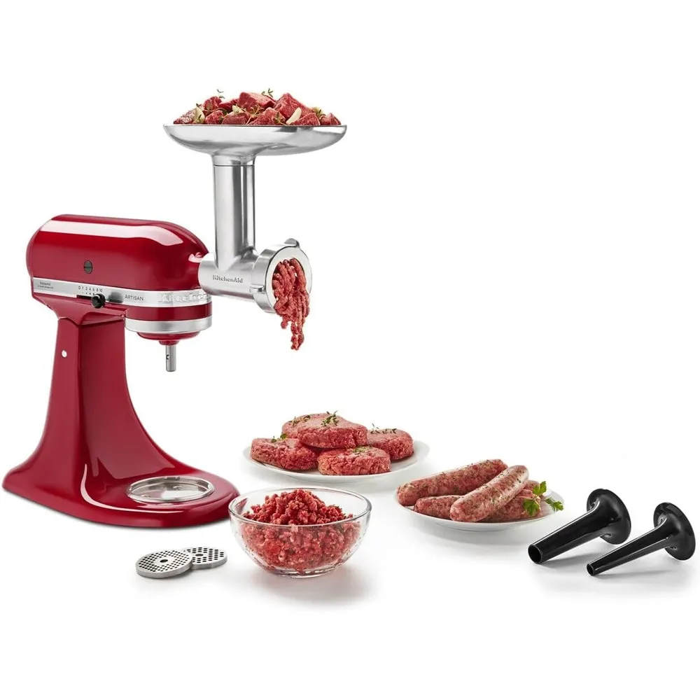 KITCHENAID KSMMGA, MOLINILLO DE ALIMENTOS METÁLICO PARA BATIDORAS DE PIE