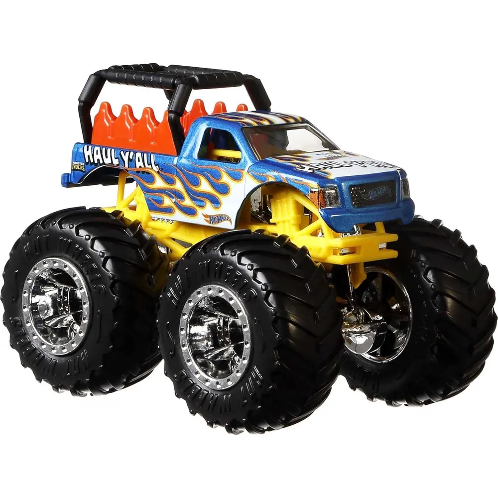 HOT WHEELS MONSTER TRUCKS SET 4 PZS (ESTILOS DIVERSOS)