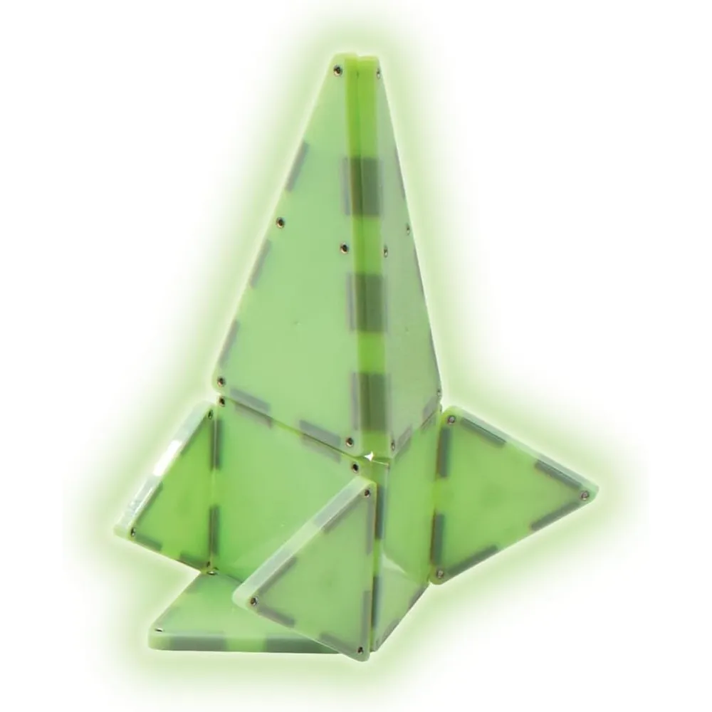 MAGNA-TILES - Glow 16-piezas set de construcción magnético