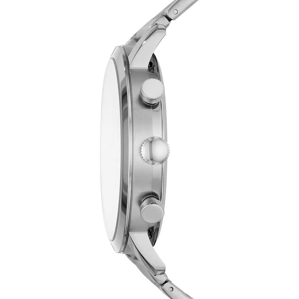 Fossil BQ2328IE reloj Luther para hombre de cuarzo en acero inoxidable | Plateado