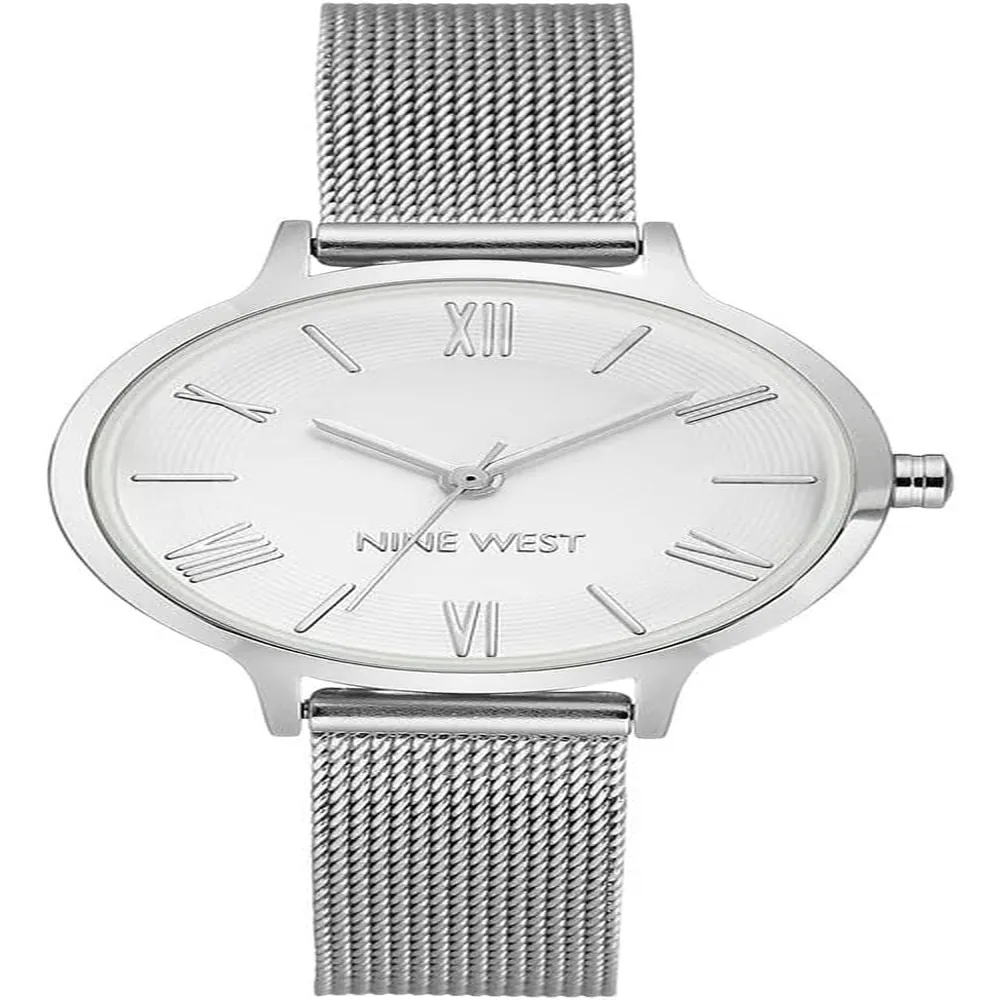 Nine West NW/2229SVSV reloj femenino | 31 mm - Plateado