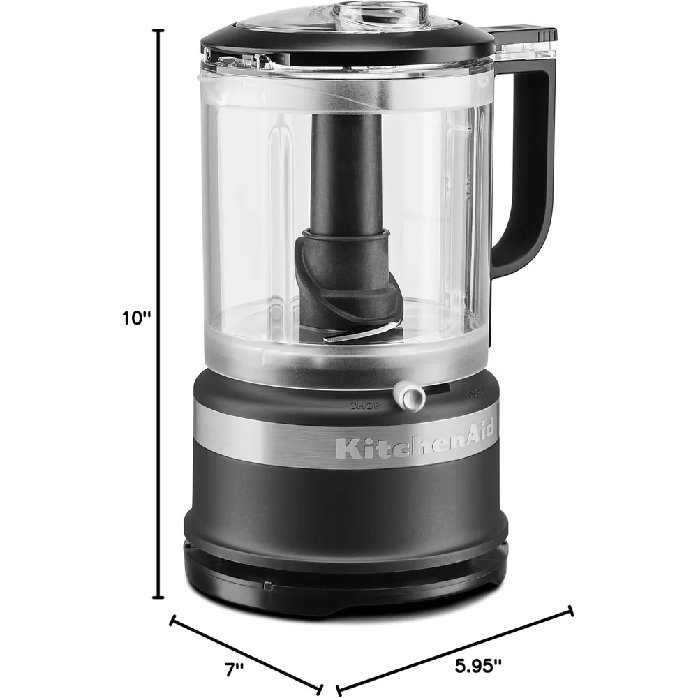 KITCHENAID KFC0516BM, PICADORA DE ALIMENTOS 5 QT / 4.7 L | NEGRO MATE