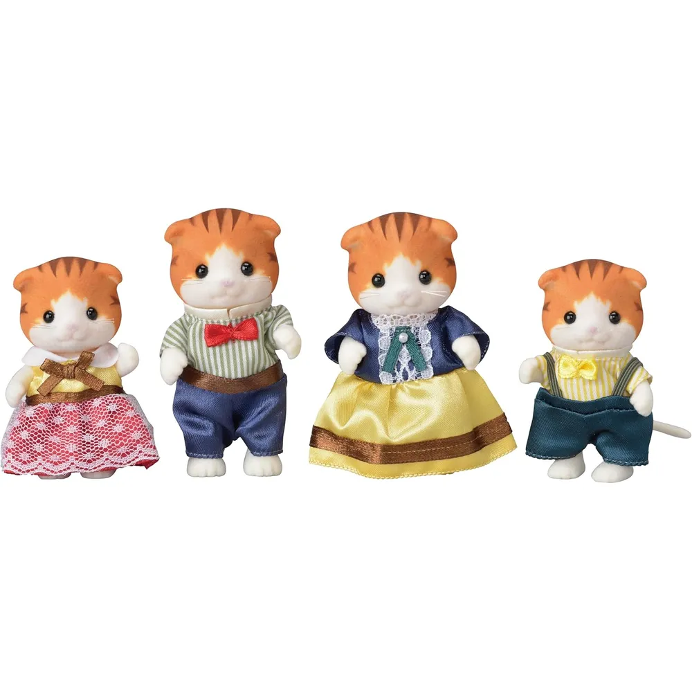 MUÑECA SYLVANIAN FAMILIES FAMILIA GATOS MAPLE