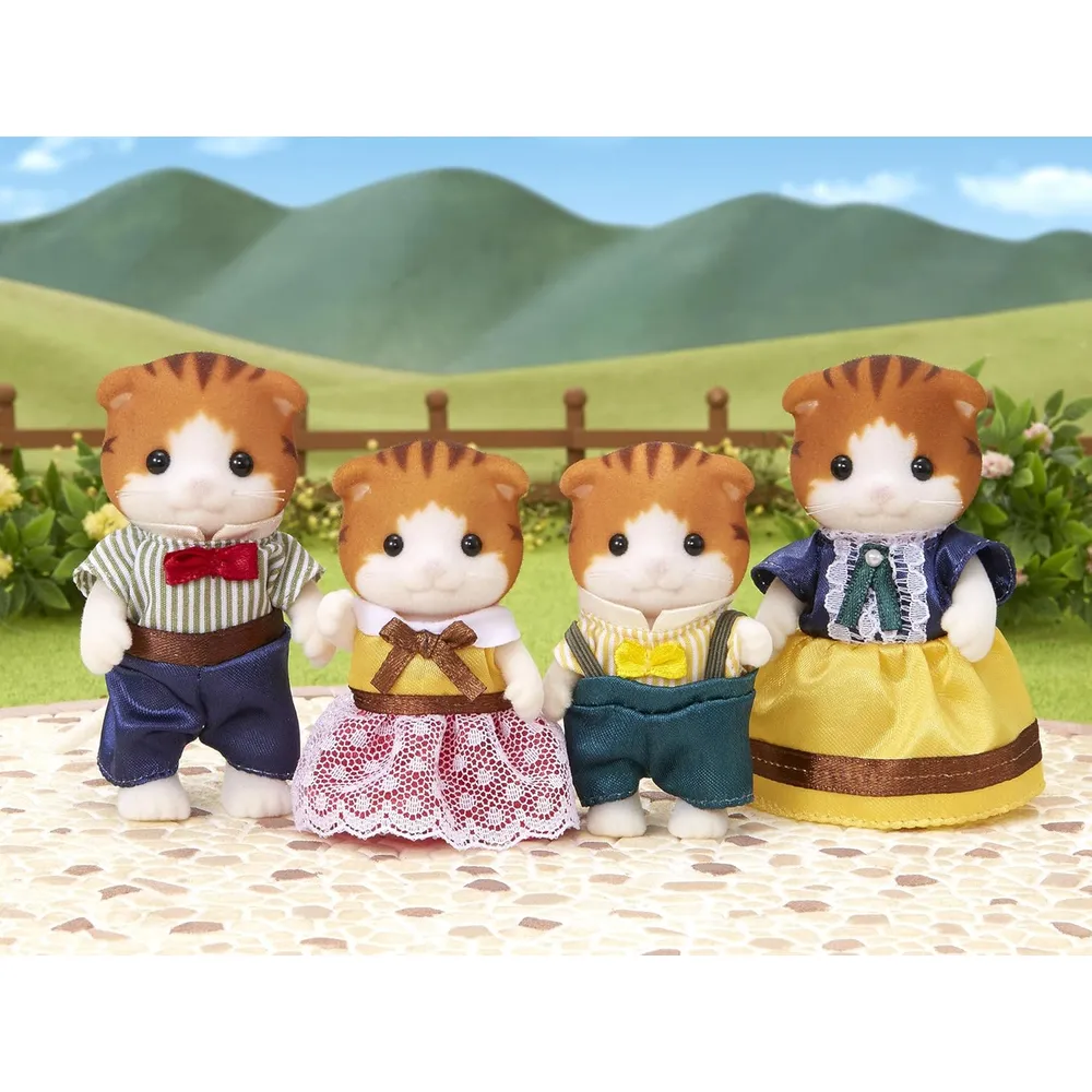MUÑECA SYLVANIAN FAMILIES FAMILIA GATOS MAPLE