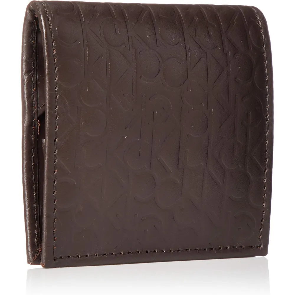 MONEDERO CALVIN KLEIN 74288 MARRÓN HOMBRE