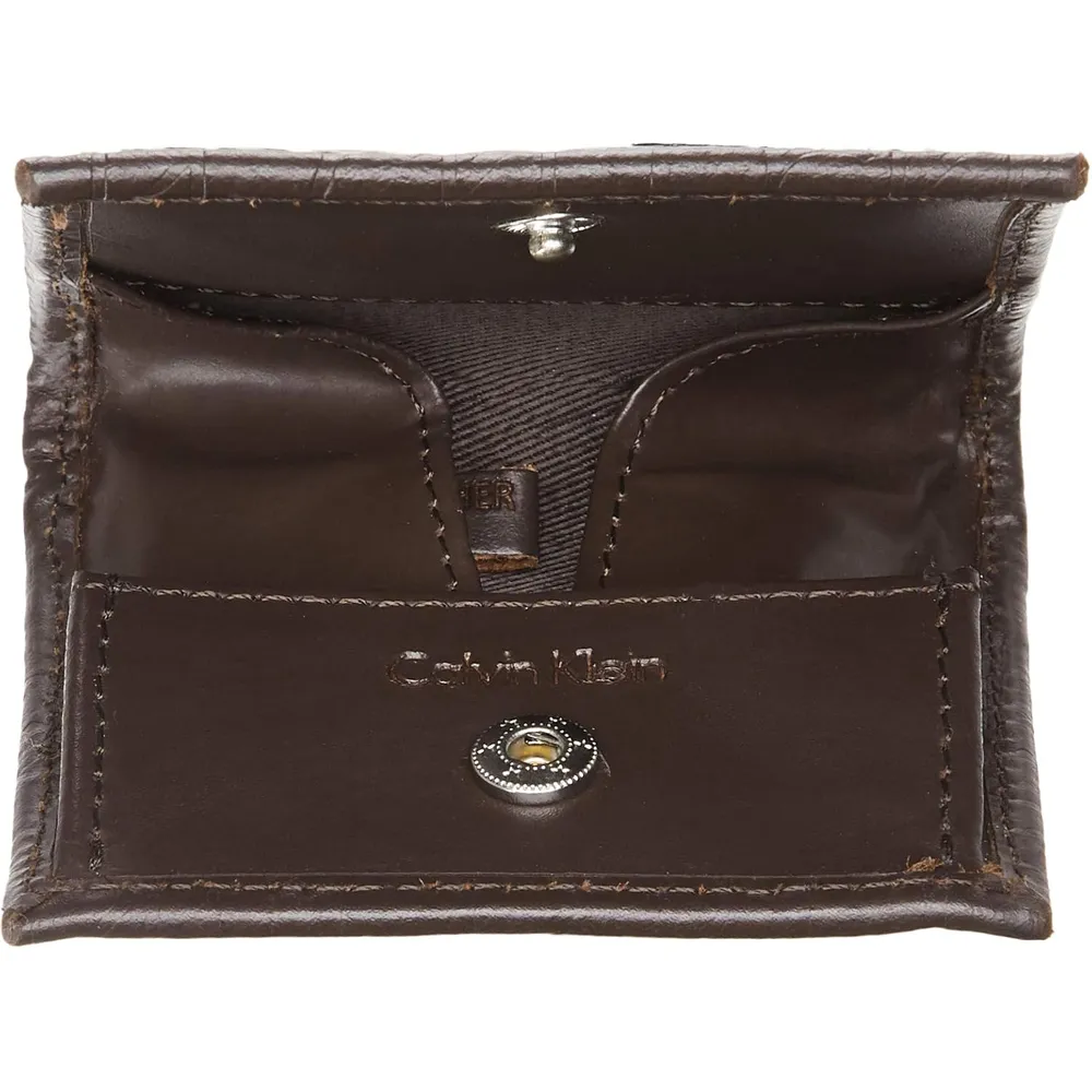 MONEDERO CALVIN KLEIN 74288 MARRÓN HOMBRE