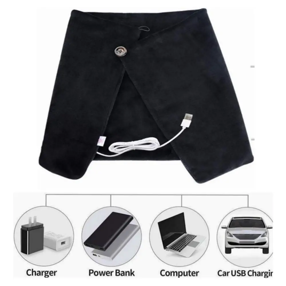 Manta de forro Polar con Calefacción por USB ideal para el hogar y oficina