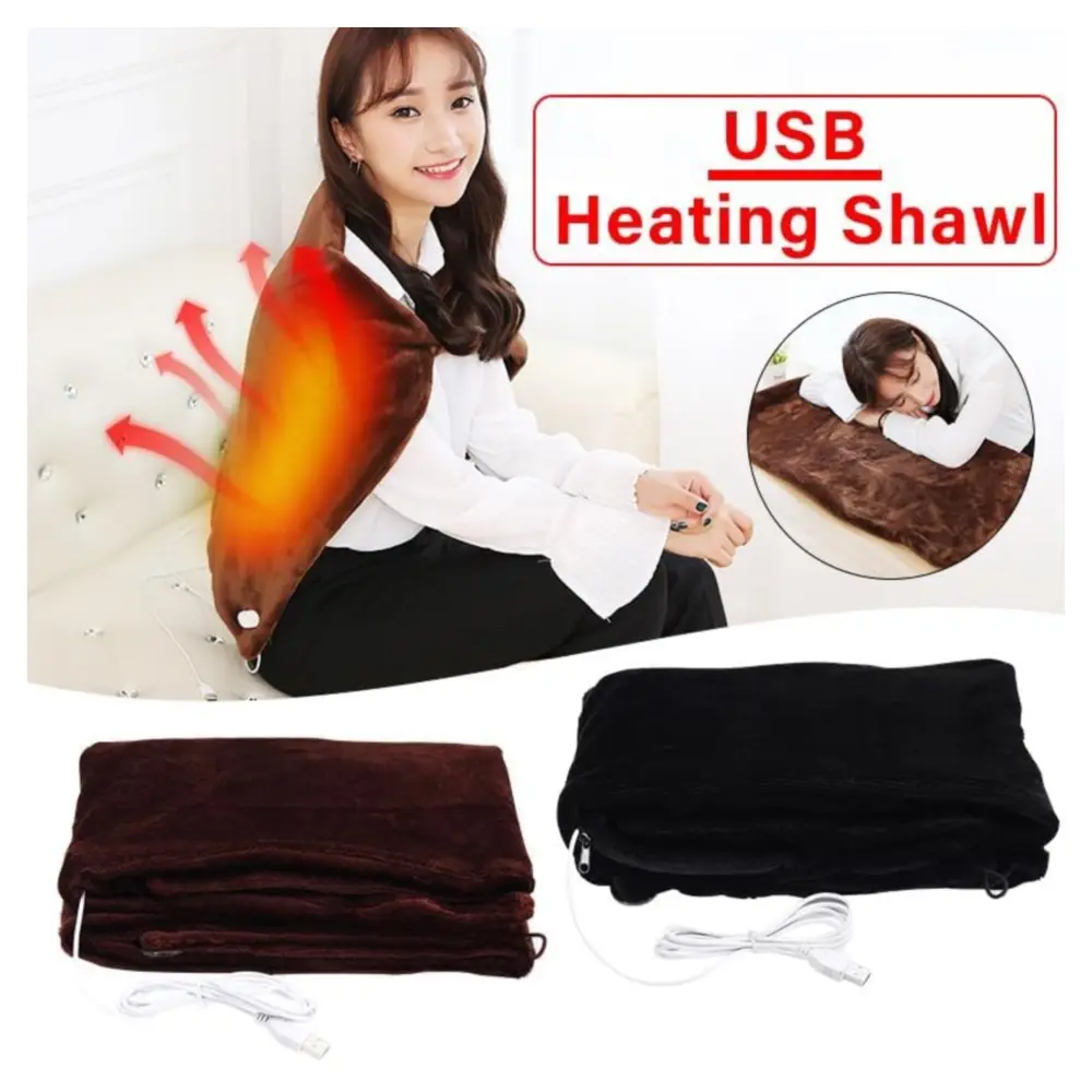 Manta de forro Polar con Calefacción por USB ideal para el hogar y oficina