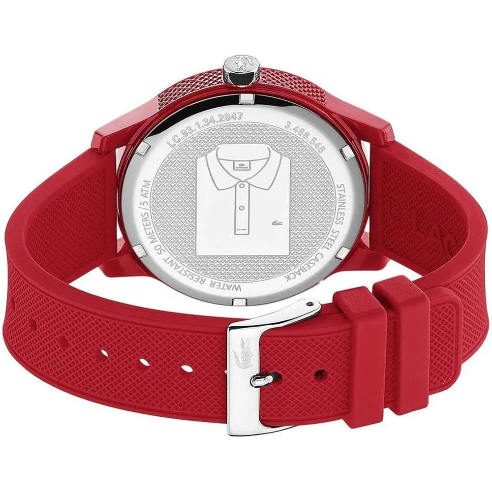 RELOJ LACOSTE 12.12 CUARZO HOMBRE - RED/WHITE