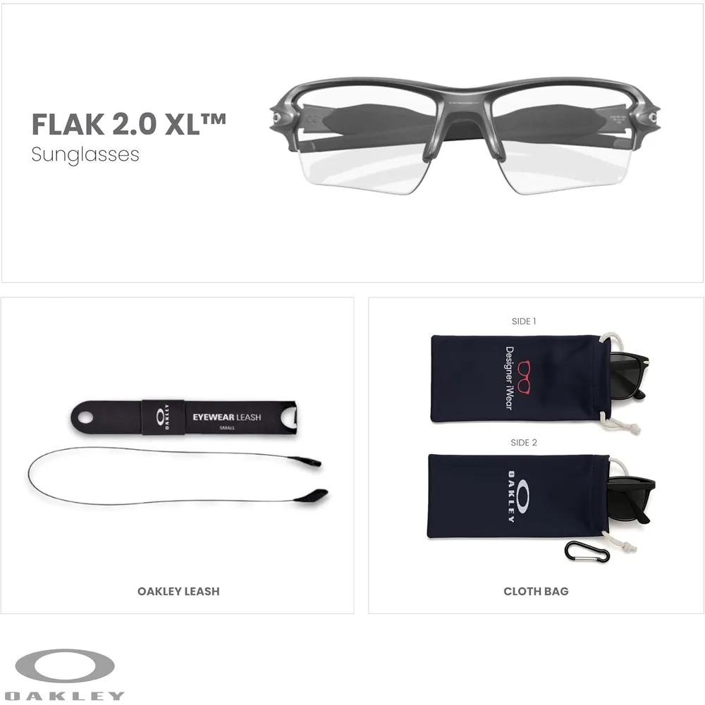 Oakley Flak 2.0 XL OO9188 Gafas de Sol para Hombre y accesorios