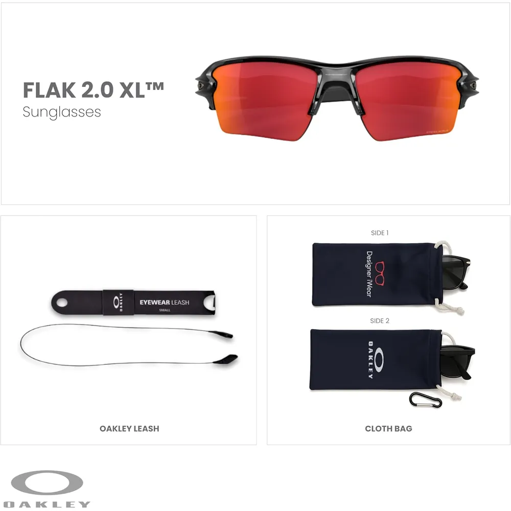 Oakley Flak 2.0 XL OO9188 Gafas de Sol para Hombre y accesorios