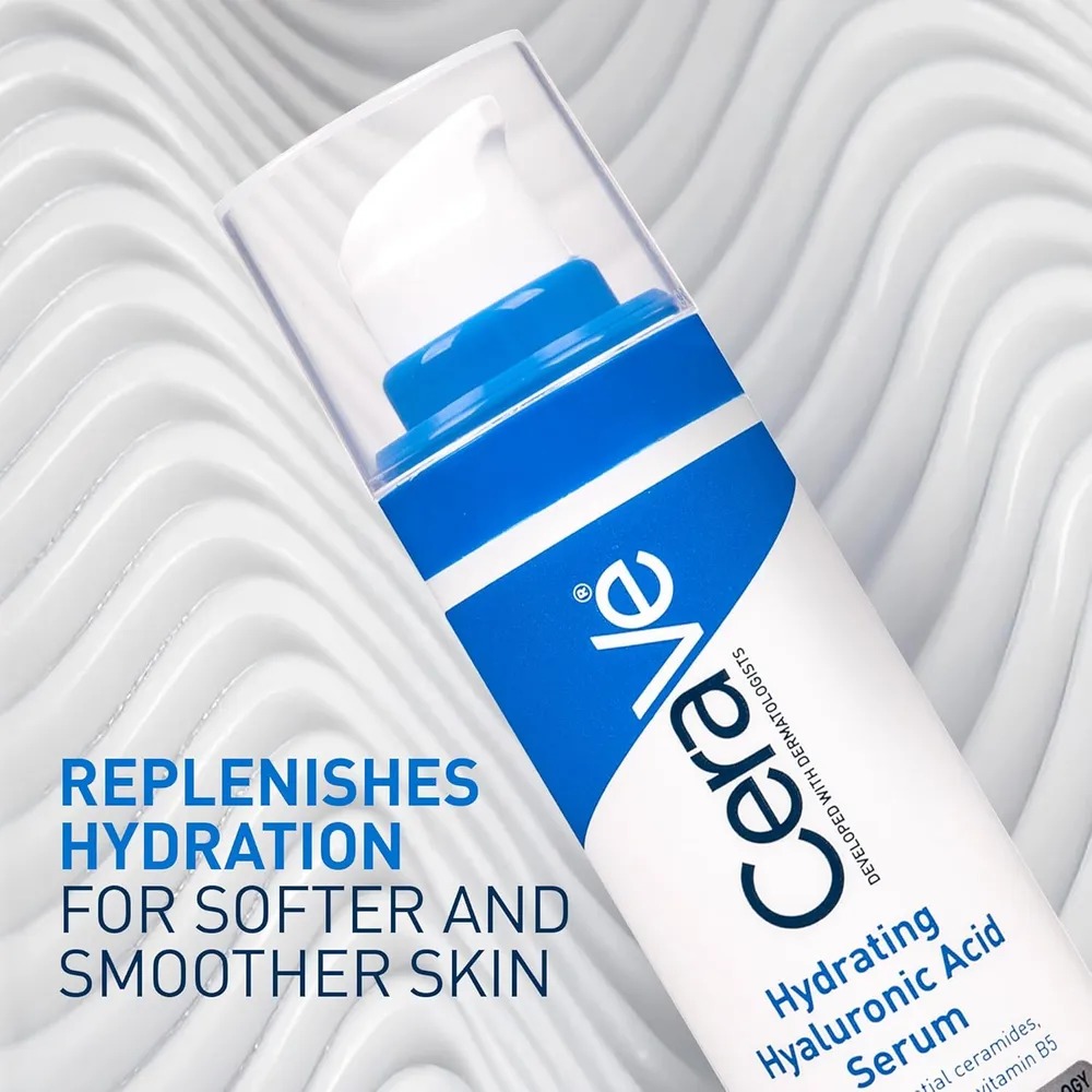 CERAVE SUERO FACIAL DE ÁCIDO HIALURÓNICO CON VITAMINA B5 1 OZ / 30 ML