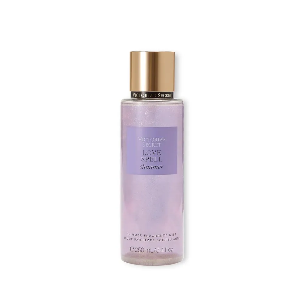 BODY MIST LOVE SPELL SHIMMER VICTORIA SECRET MUJER 8.4 OZ / 250 ML