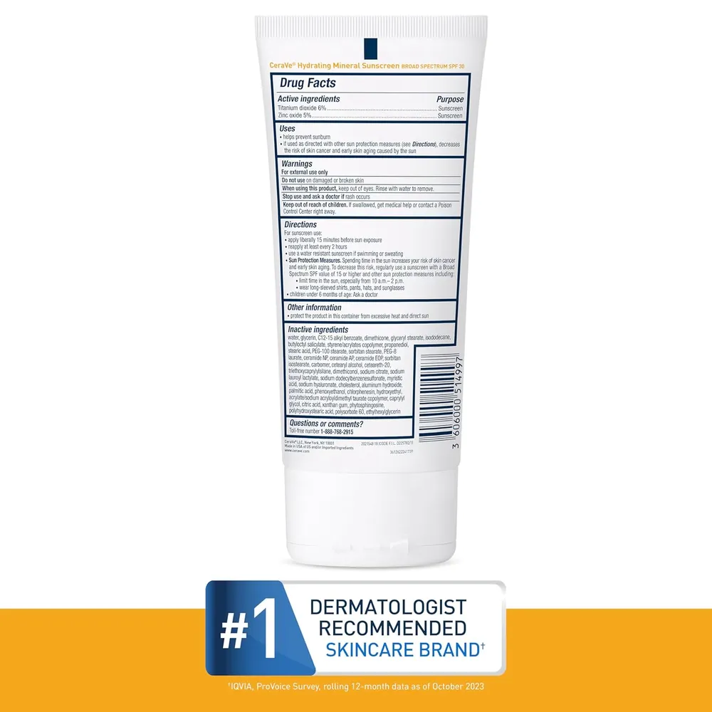 CERAVE PROTECTOR SOLAR CORPORAL FPS 30 - 5 OZ / 150 ML