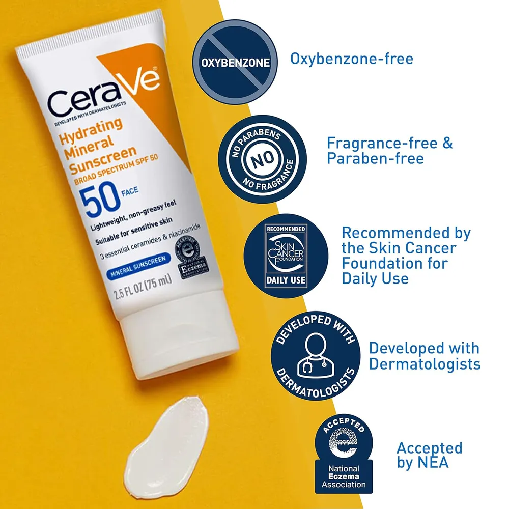 CERAVE PROTECTOR SOLAR FACIAL FPS 50 - 2.5 OZ / 75 ML