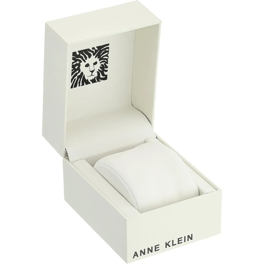 Anne Klein AK/1413LBSV reloj para mujer con pulsera de resina | 37 mm - Celeste/Plateado