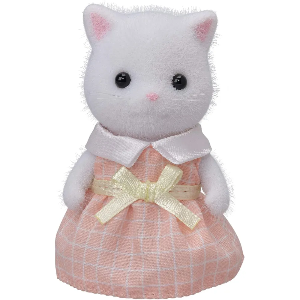 MUÑECA SYLVANIAN FAMILIES NIÑA GATO PERSA BLANCA NI-105