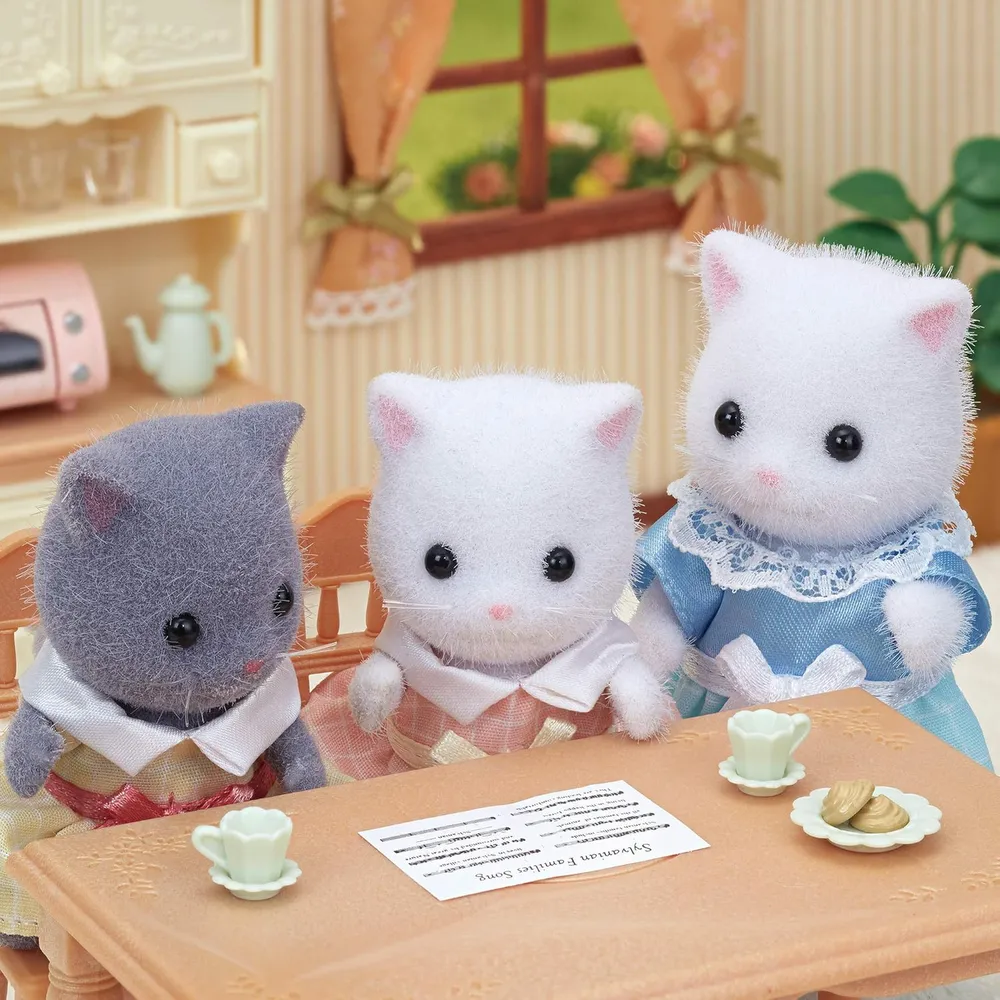 MUÑECA SYLVANIAN FAMILIES NIÑA GATO PERSA BLANCA NI-105