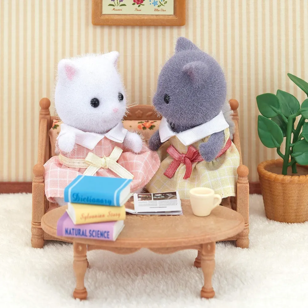 MUÑECA SYLVANIAN FAMILIES NIÑA GATO PERSA BLANCA NI-105