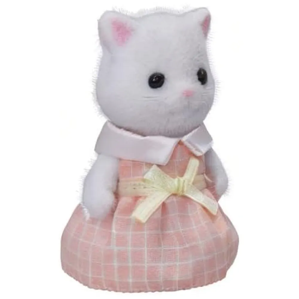 MUÑECA SYLVANIAN FAMILIES NIÑA GATO PERSA BLANCA NI-105