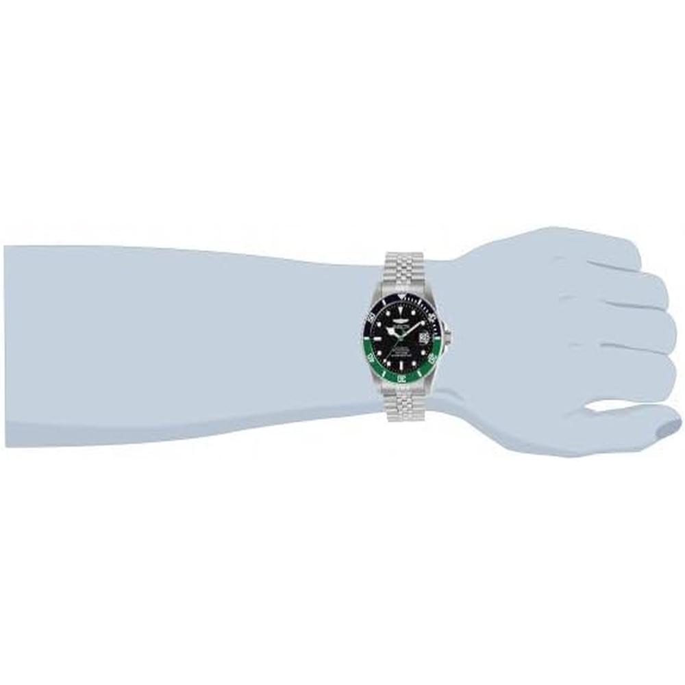 Reloj Invicta Pro Diver para hombre estilo buzo correa ajustable | Verde y Negro