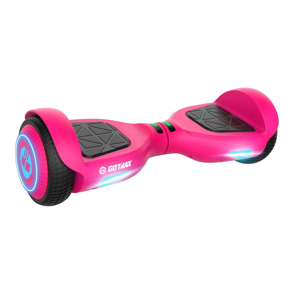 Gotrax Hoverboard con Ruedas Led de 6.5' y Faro - 6.2 Mph Superior y Motor Dual de 200 W - Certificado Ul2272 y Batería de 50.4 Wh