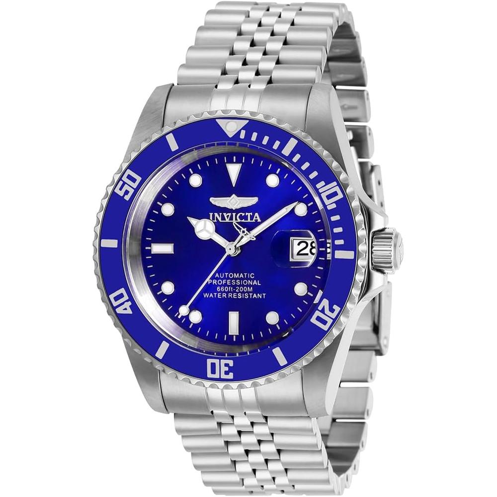 Reloj Invicta Pro Diver para hombre automático | Azul Acero y Plateado