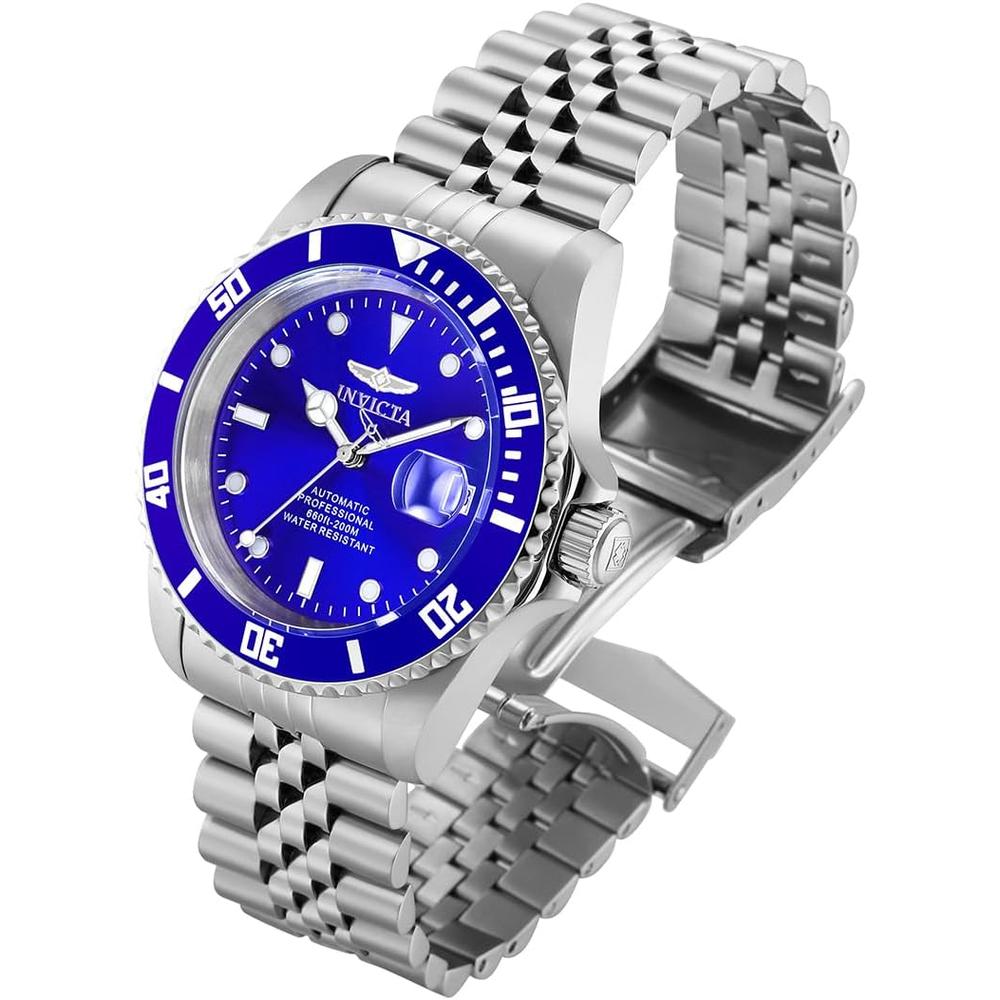 Reloj Invicta Pro Diver para hombre automático | Azul Acero y Plateado