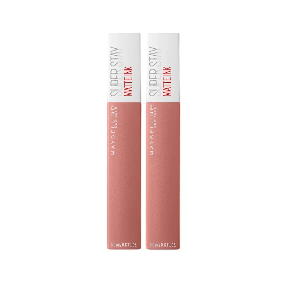 PACK 2 LABIAL LÍQUIDO MATTE INK UN-NUDE MAYBELLINE