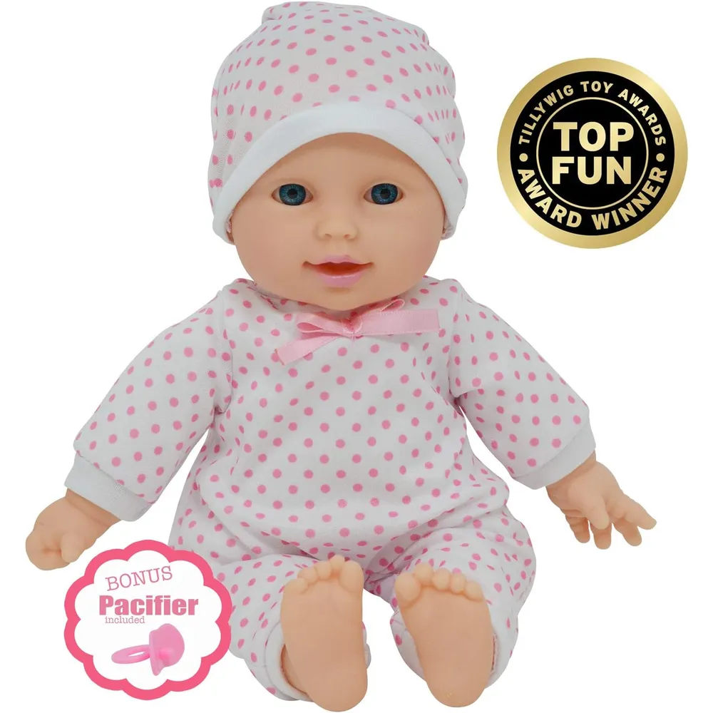 Muñeco bebé 11"/28 cm blando con accesorios