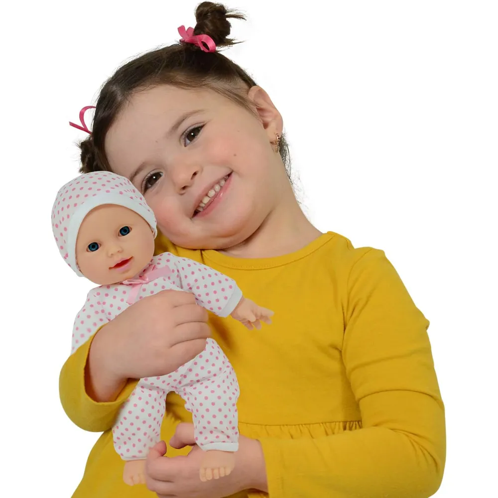 Muñeco bebé 11"/28 cm blando con accesorios