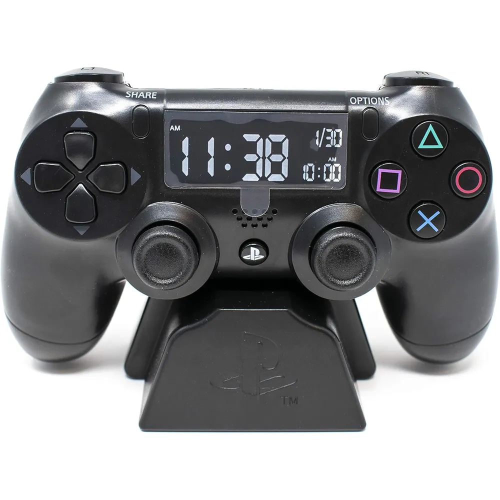 Paladone PlayStation, reloj despertador digital con mando oficial