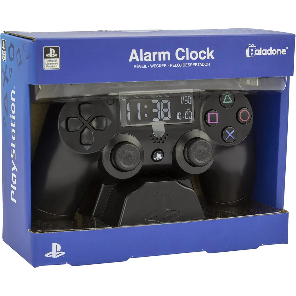 Paladone PlayStation, reloj despertador digital con mando oficial